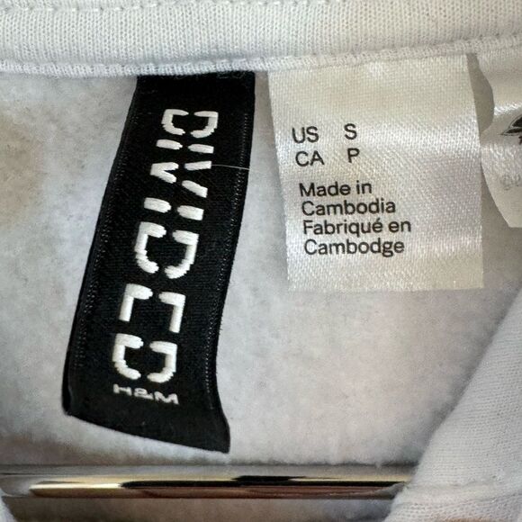 Retro Sonic The Hedgehog H&M White Women’s S Hoodie MINTY - Picture 4 of 5